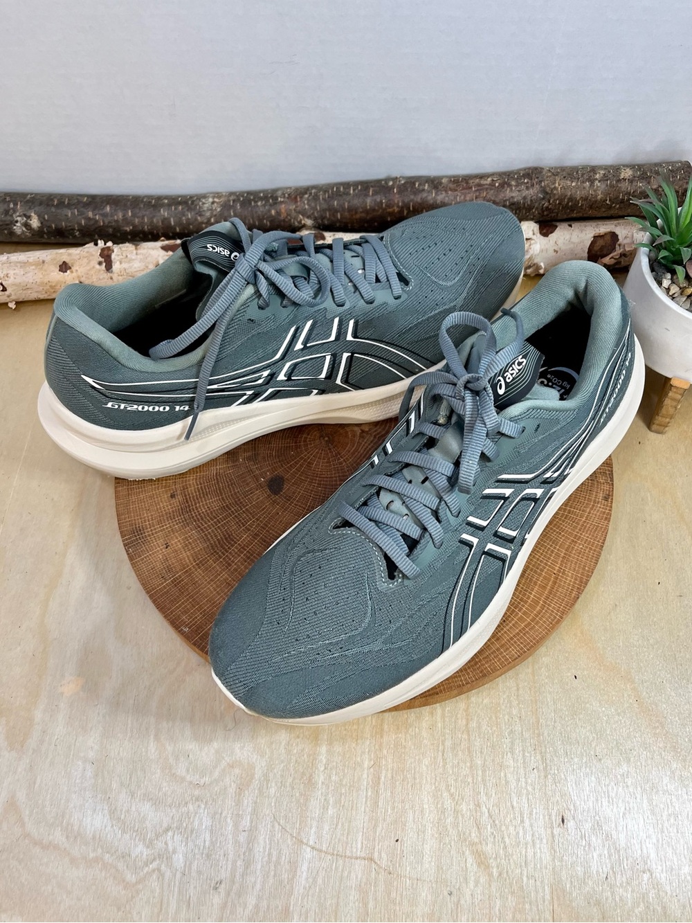 ASICS ST-2000 14 Men's Running Shoes - Slate Green